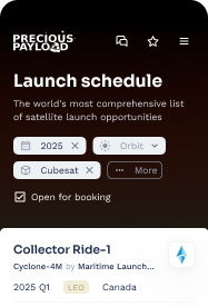 Try our launch schedule